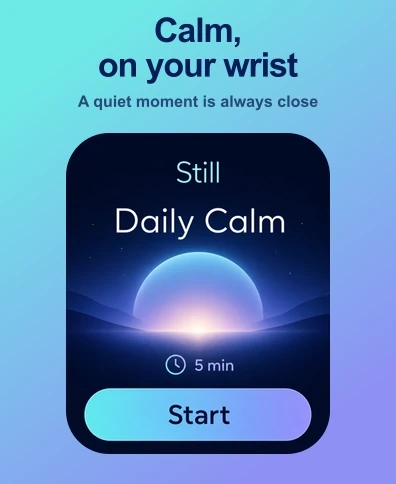 Still Apple Watch app store screen